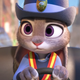 Judy Hopps from the film Zootopia
Disney screenshot